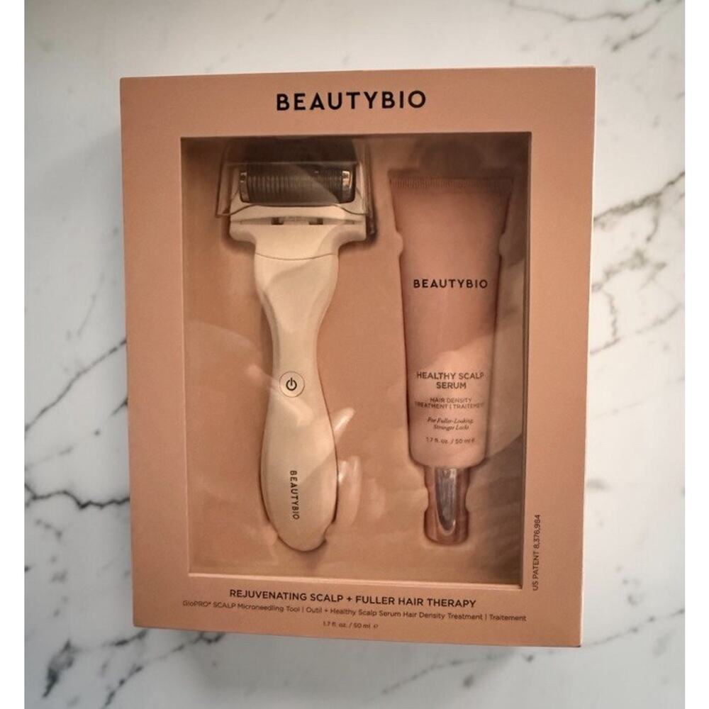 BEAUTYBIO GloPRO Rejuvenating Scalp + Fuller Hair Therapy Set NIB/SEALED